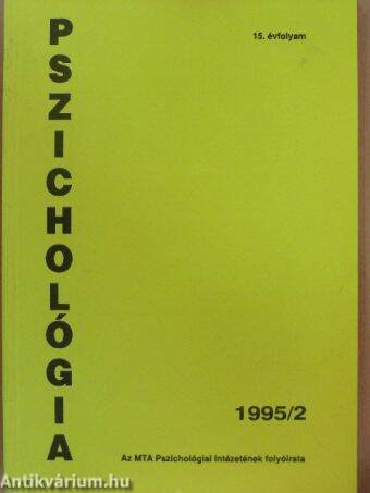 Pszichológia 1995/2.