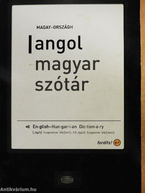 Angol-magyar szótár
