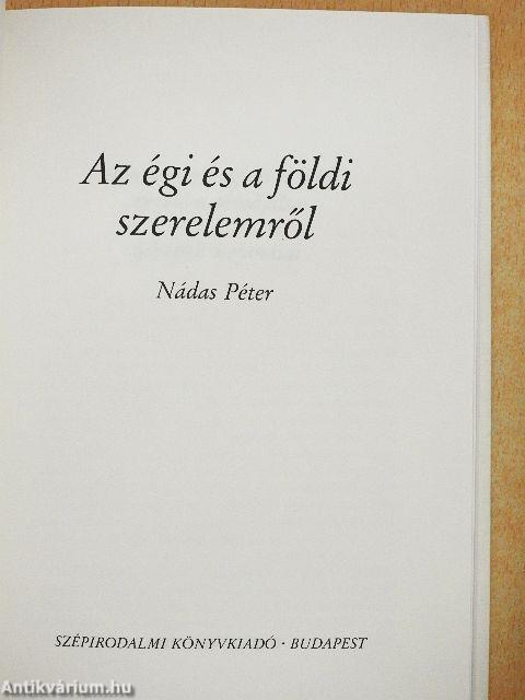 Az égi és a földi szerelemről