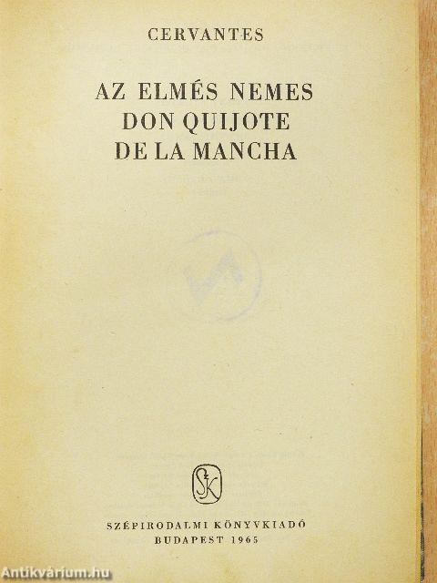 Az elmés nemes Don Quijote de la Mancha