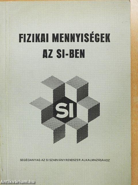 Fizikai mennyiségek az SI-ben