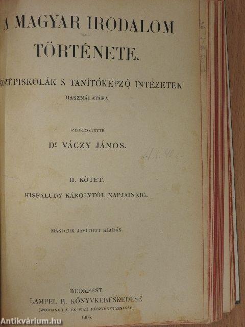 A magyar irodalom története I-II.