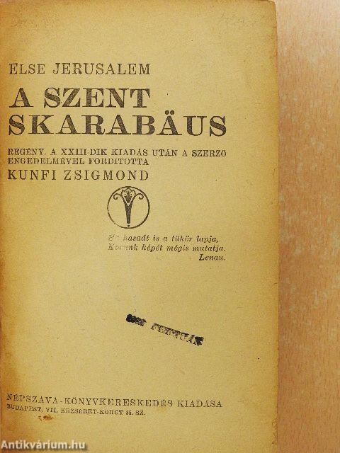 A szent skarabäus