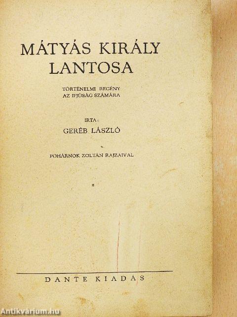 Mátyás király lantosa