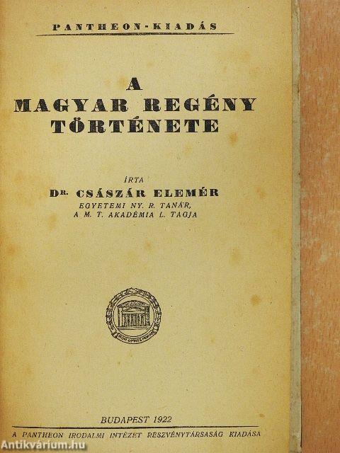 A magyar regény története