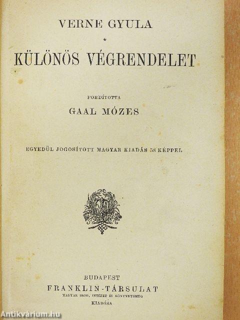 Különös végrendelet