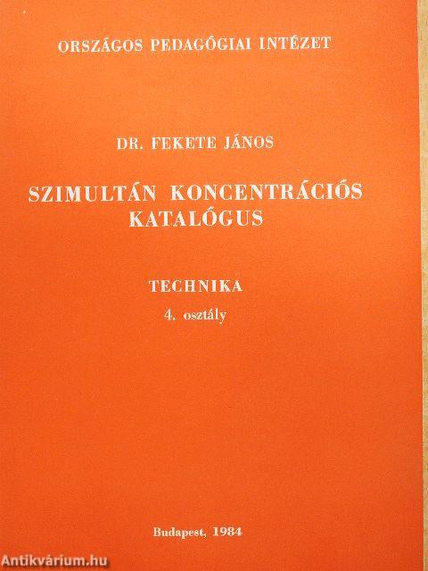 Szimultán koncentrációs katalógus