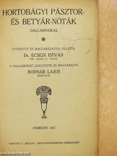 Hortobágyi pásztor- és betyár-nóták