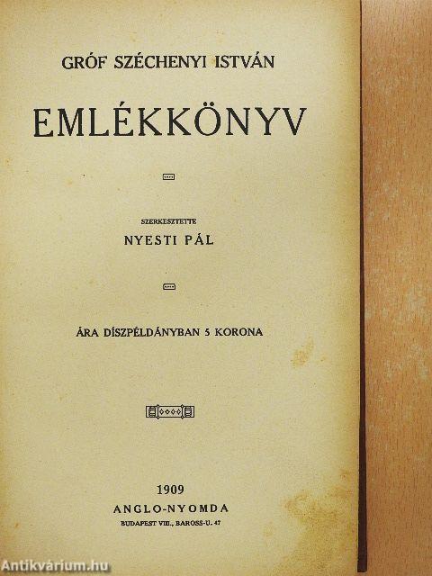 Gróf Széchenyi István emlékkönyv