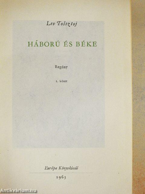 Háború és béke I-IV.