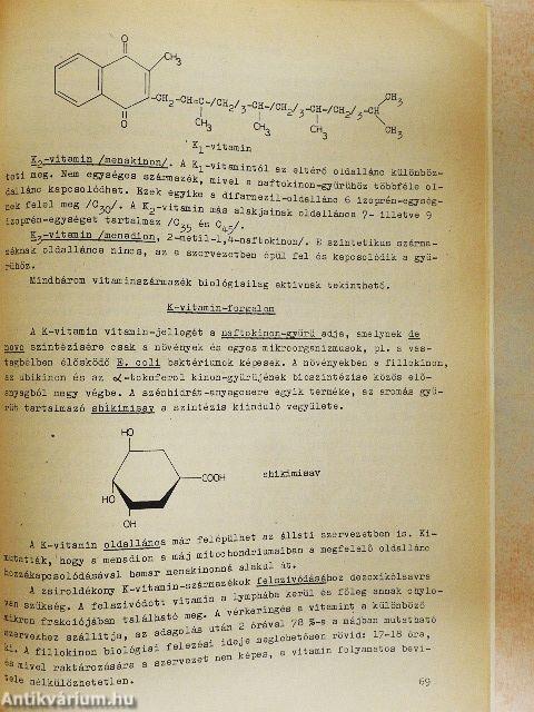 Válogatott fejezetek a biokémiából