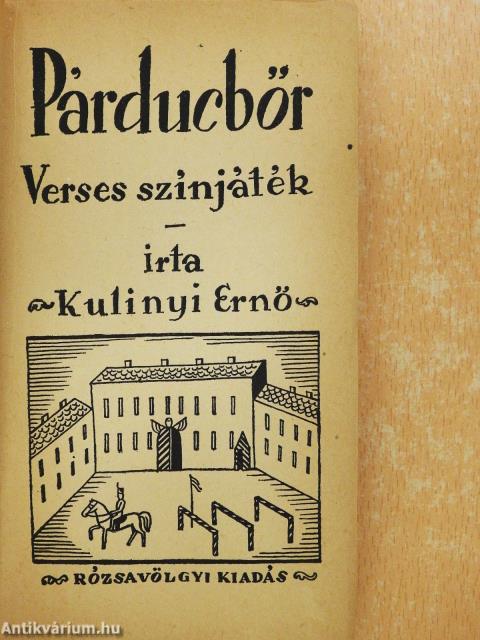 Párducbőr (dedikált példány)