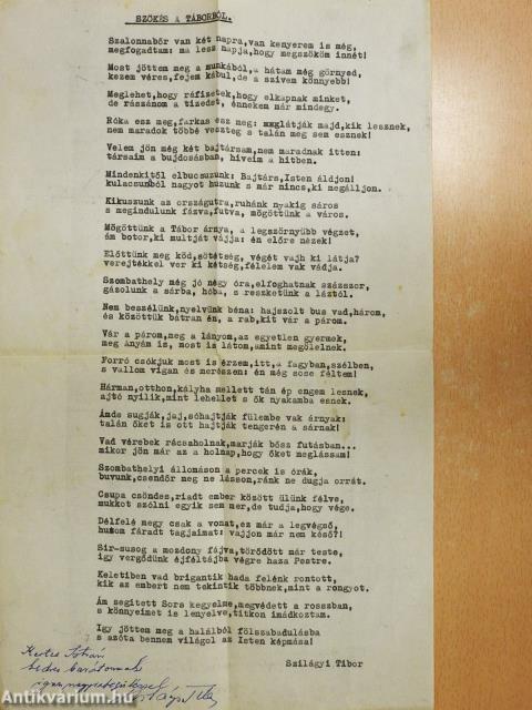 Együgyü program (dedikált példány)