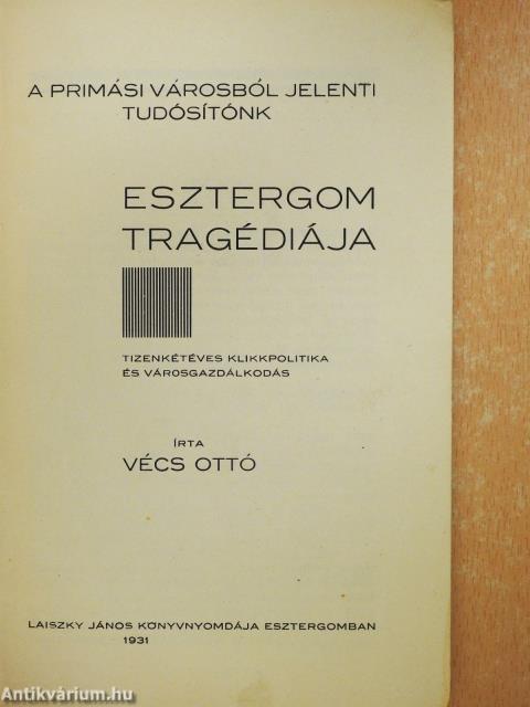 Esztergom tragédiája