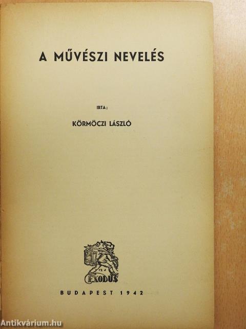 A művészi nevelés