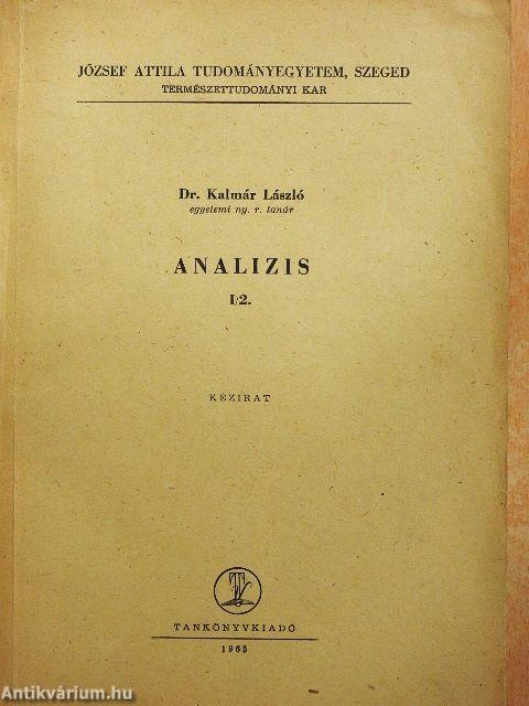Analízis I/2.