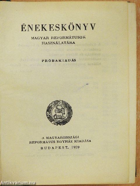 Énekeskönyv