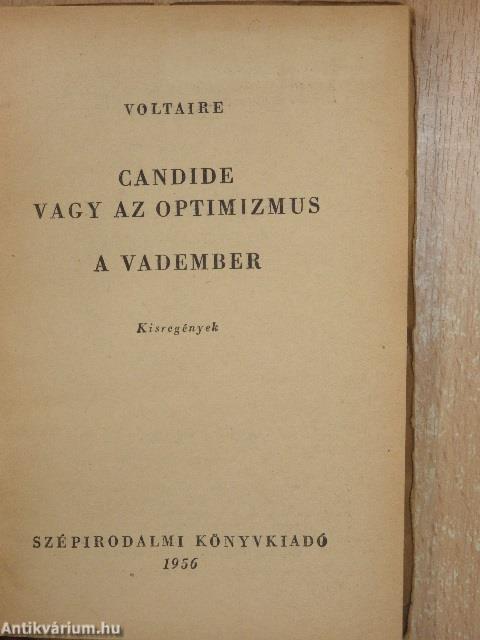 Candide vagy az optimizmus/A vadember