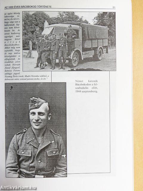 Az 1000 éves Bácsbokod története