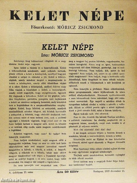 Kelet Népe 1939. december 15.