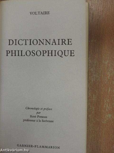Dictionnaire Philosophique