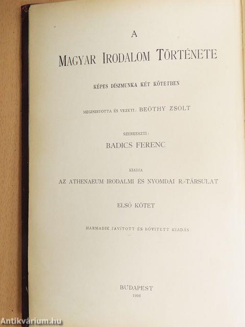 A magyar irodalom története I-II.