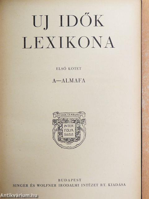 Uj idők lexikona 1-24.