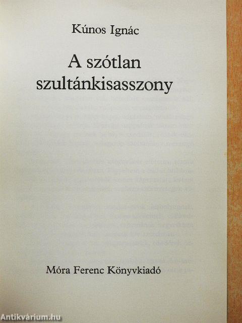 A szótlan szultánkisasszony