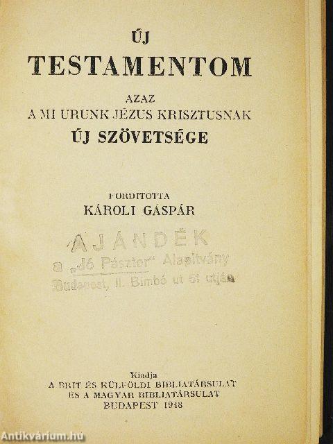 Új Testamentom/Zsoltárok könyve