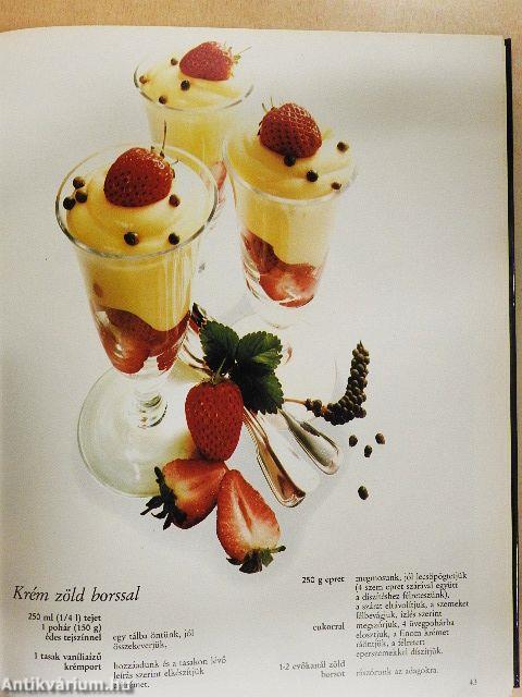 Pudingok, krémek és egyéb desszertek