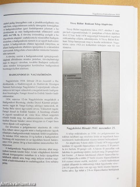 Nagykőrösi kalendárium 2020