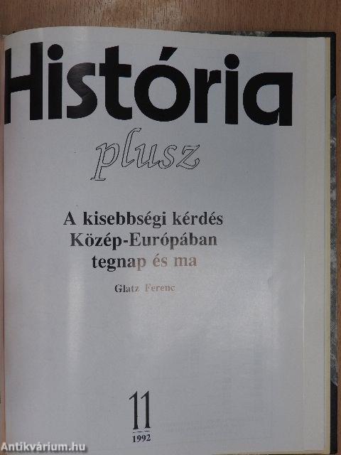 História 1991/1-6./1992/1-11.