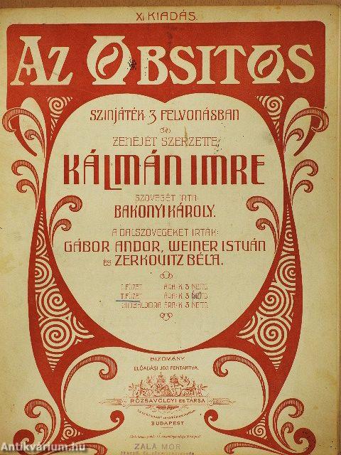 Népszerű operettek egyedi gyűjteménye (14 db)