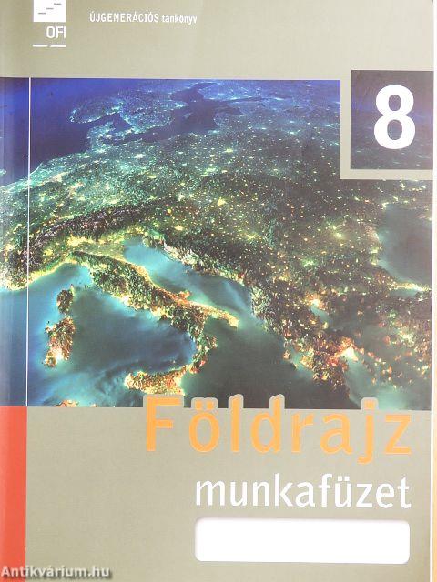 Földrajz munkafüzet 8.