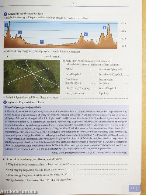 Földrajz munkafüzet 8.