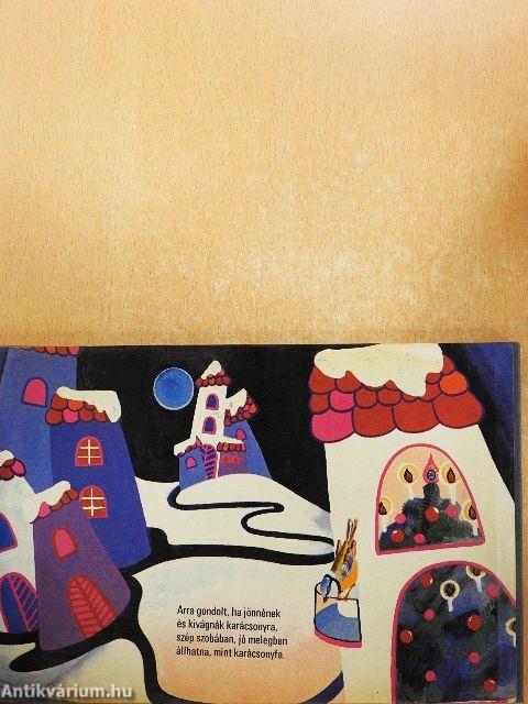 Csillagszórós karácsonyfa