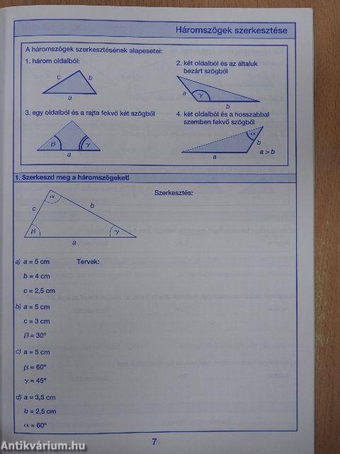 Ki(s)méregető geometriafeladatok 7. osztály