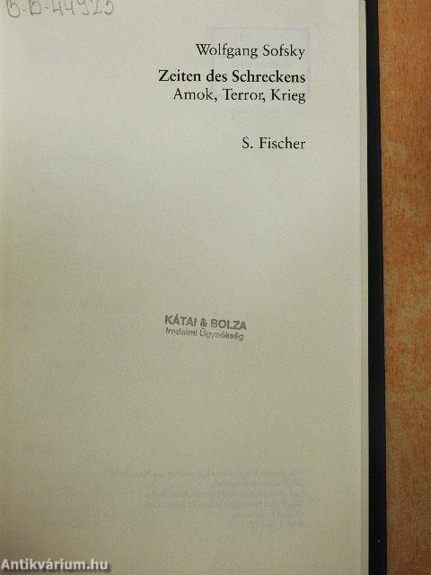 Zeiten des Schreckens