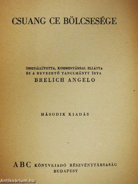 Csuang Ce bölcsesége