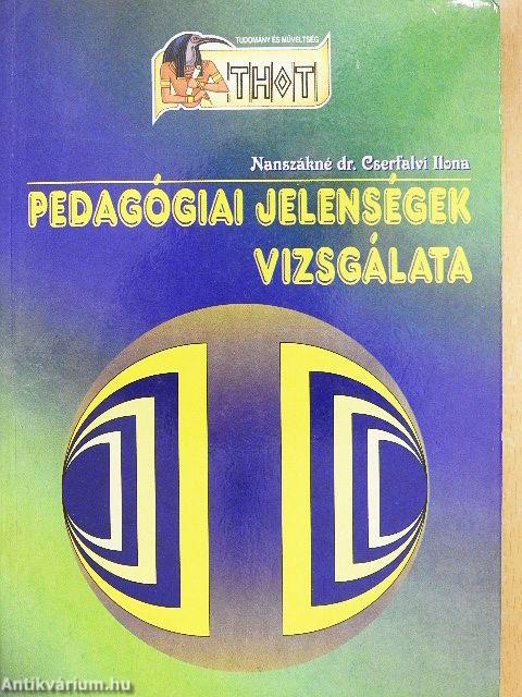 Pedagógiai jelenségek vizsgálata