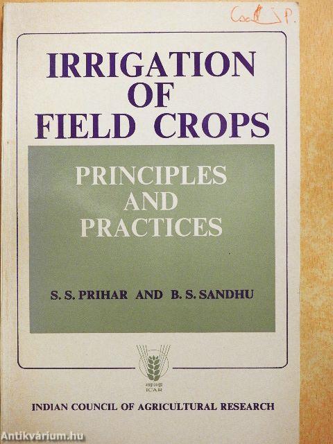 Irrigation of Field Crops