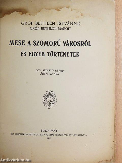 Mese a szomorú városról