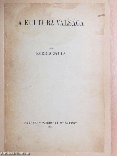 A kultúra válsága