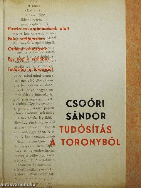 Tudósítás a toronyból