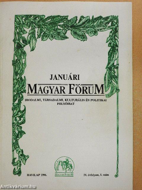Havi Magyar Fórum 1996. január