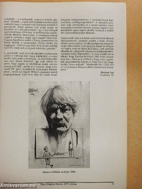 Havi Magyar Fórum 2007. június