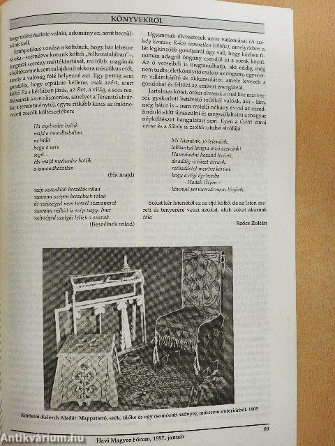 Havi Magyar Fórum 1997. január