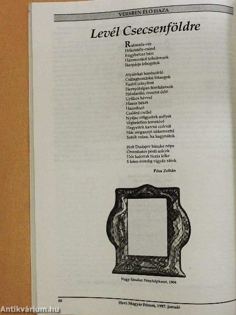 Havi Magyar Fórum 1997. január