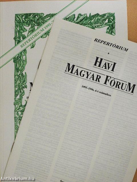 Havi Magyar Fórum 1997. január