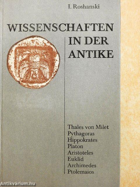 Wissenschaften in der Antike